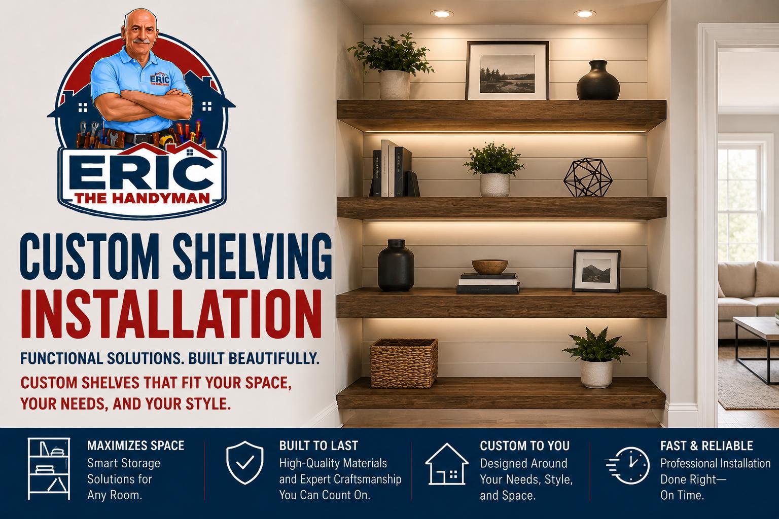 Custom Shelving Installation