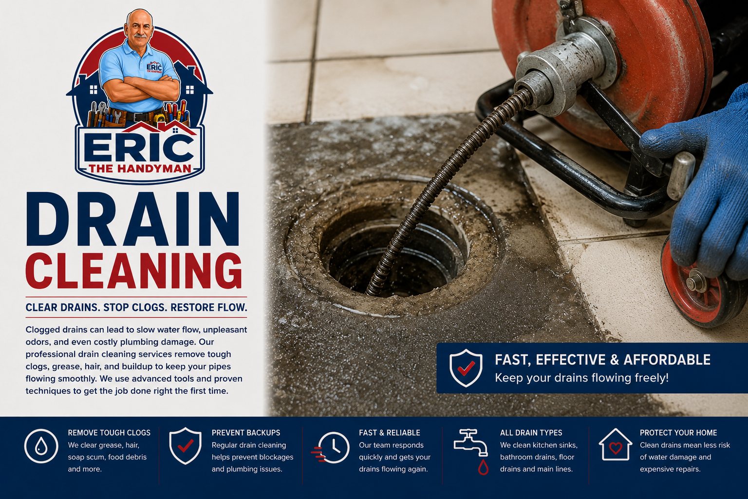 Clogged Drain Repair